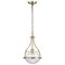 Nuvo Amado 1-Light Pendant 10 in. Vintage Brass Clear Glass 60/7815 - alternate 7